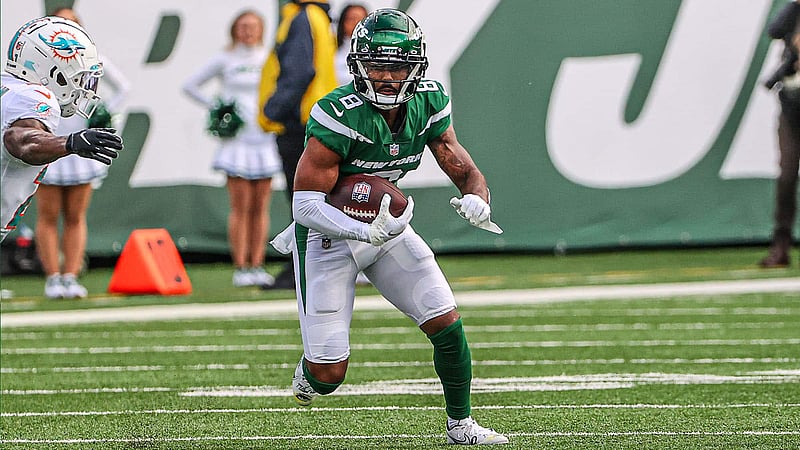 Elijah Moore, NY Jets, Stats, PFF Grade, Highlights