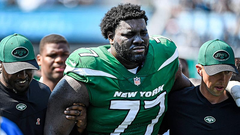 Mekhi Becton, NY Jets, Injury