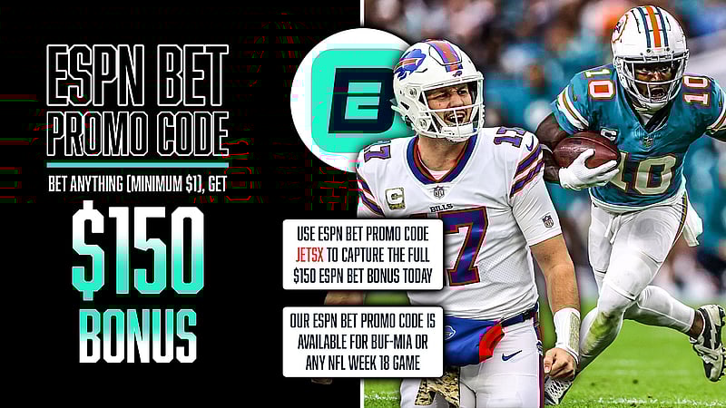 ESPN Bet Promo Code, JETSX, $150 Bonus, NFL Week 18