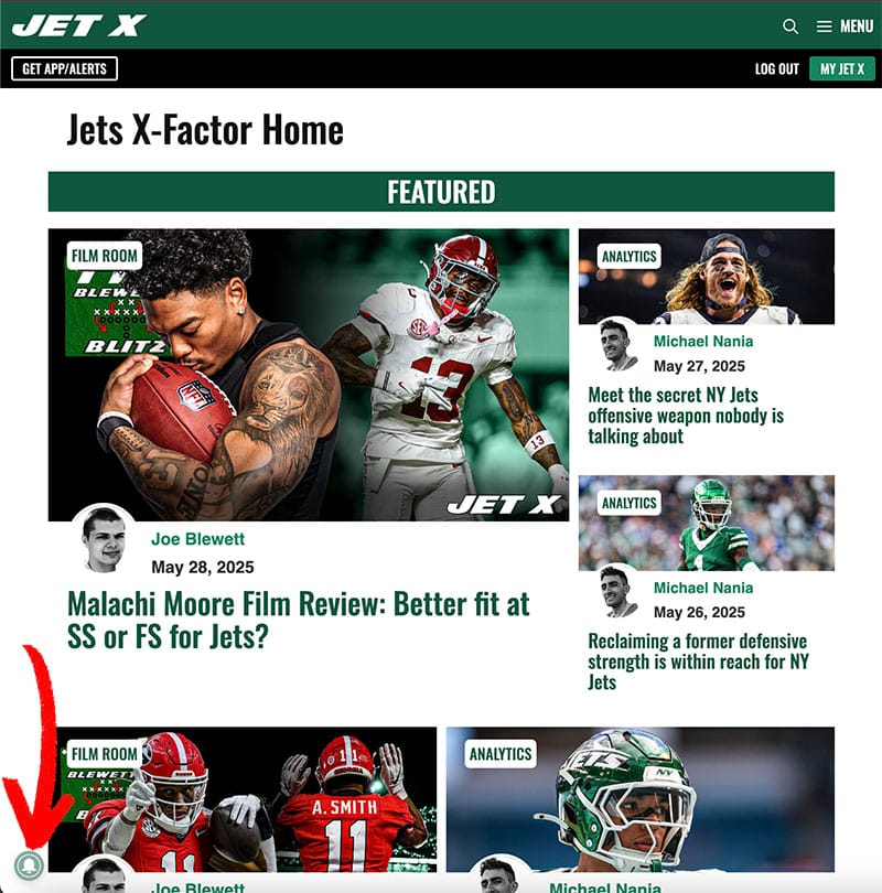 Jets X-Factor Notifications Desktop Jets X-Factor Notifications Desktop