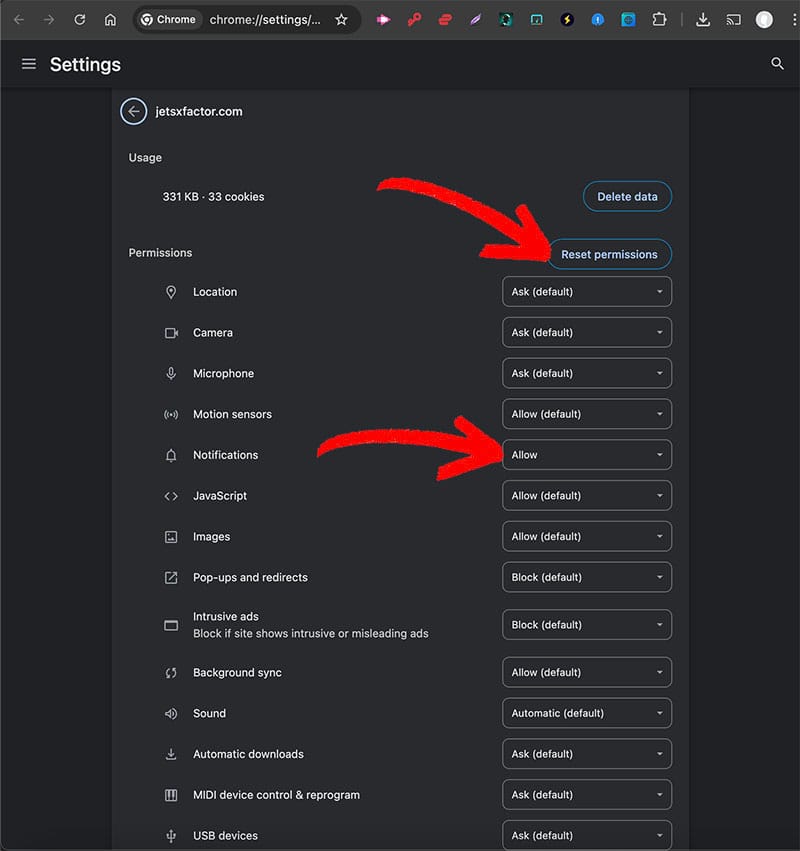Jets X-Factor Notifications Desktop Jets X-Factor Notifications Desktop