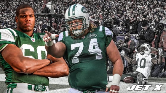 Nick Mangold says goodbye to best friend D'Brickashaw Ferguson