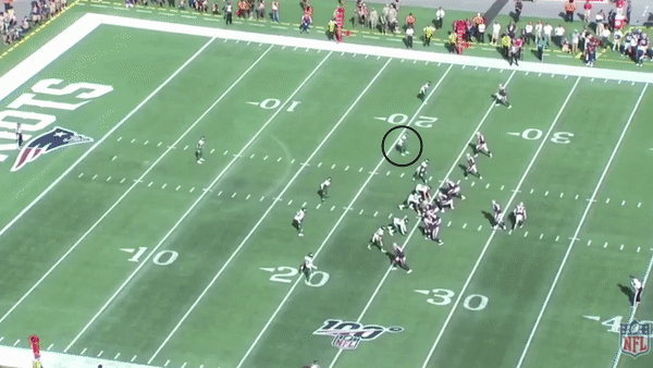 Brian Poole makes a great tackle