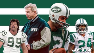 Mark Gastineau, Bill Parcells, Joe Namath, Darrelle Revis