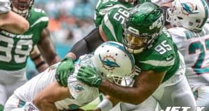 Quinnen Williams and Ryan Fitzpatrick