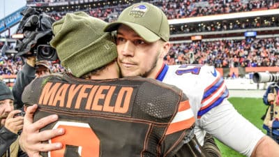 Baker Mayfield and Josh Allen