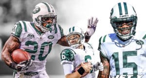 Thomas Jones, Mark Sanchez, Brandon Marshall