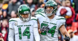 Sam Darnold and Ryan Griffin