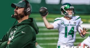 Adam Gase and Sam Darnold