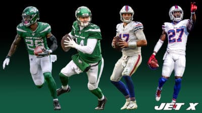 Le'Veon Bell, Sam Darnold, Josh Allen, Tre'Davious White