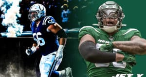 Quenton Nelson and Quinnen Williams