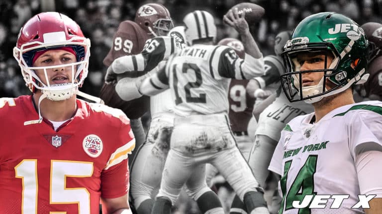 Patrick Mahomes, Sam Darnold, Joe Namath