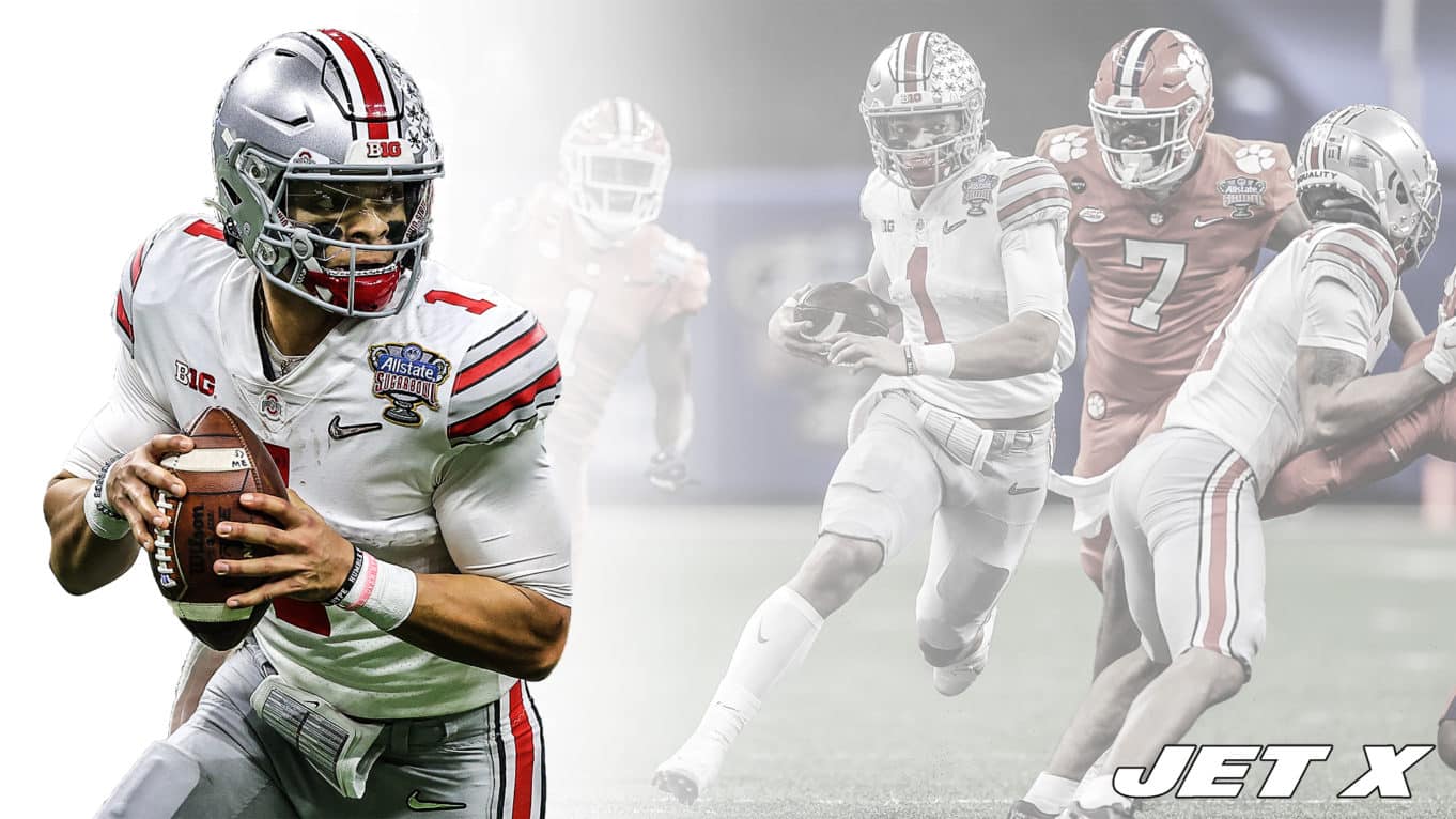 New York Jets2021 NFL draft breakdown Justin Fields vs. Clemson