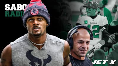 Sabo Radio 77, Deshaun Watson, Robert Saleh, Tom Brady