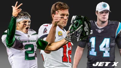 Zach Wilson, Tom Brady, Sam Darnold