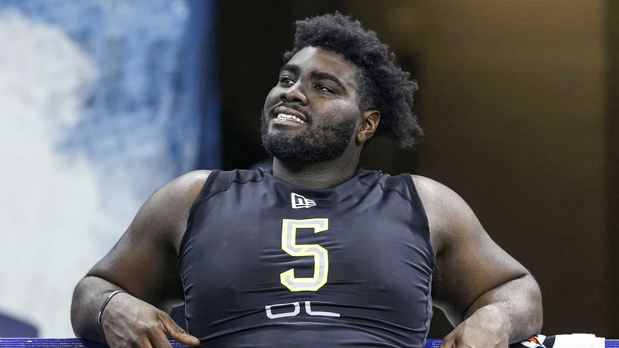 Mekhi Becton NY Jets twitter