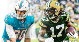 Mike Gesicki, Davante Adams Jets free agents