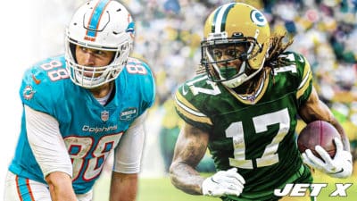 Mike Gesicki, Davante Adams Jets free agents