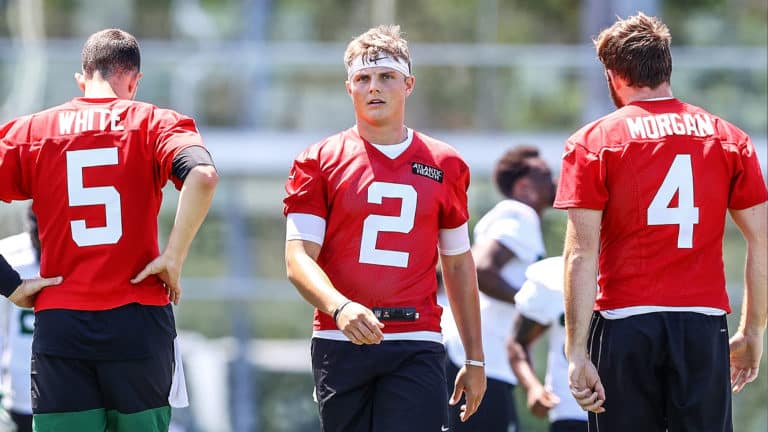 Mike White, James Morgan, Zach Wilson Jets