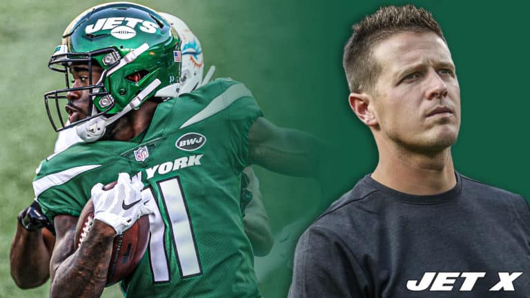 Denzel Mims does fit into Mike LaFleur's NY Jets offense thanks to his YAC ability.