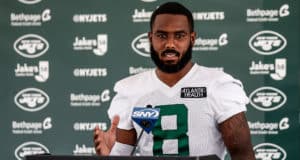 Elijah Moore has high expectations going into year one, as he explained at NY Jets training camp.
