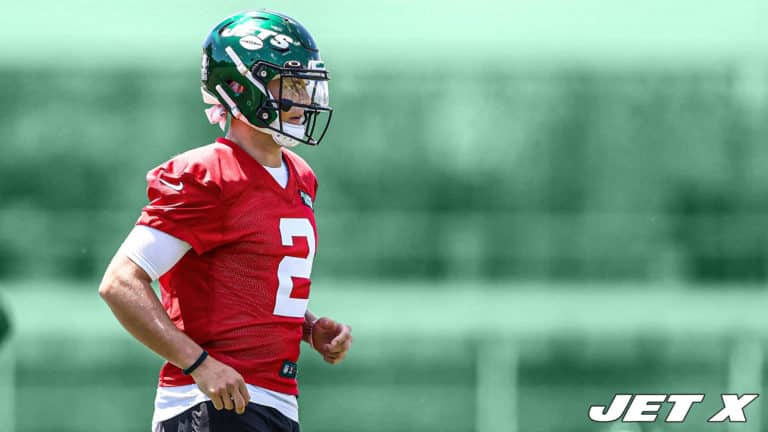 Pinpointing exact predictions for Zach Wilson's 2021 season using recent data from Wilson, Mike LaFleur, and rookie averages.