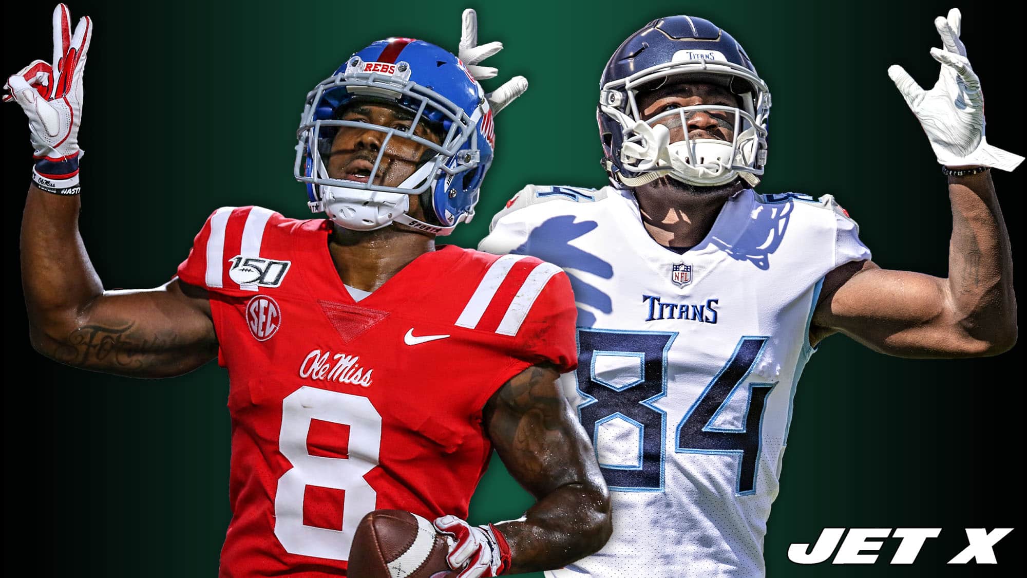 Elijah Moore and Corey Davis will battle to be Zach Wilson's WR1 with the NY Jets.