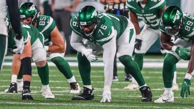 George Fant, NY Jets, Preseason, PFF Grade, Offensive Line