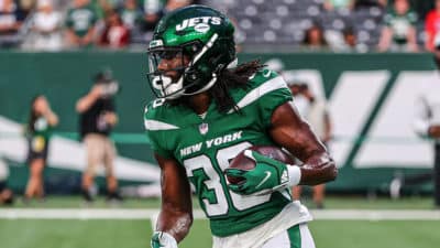 Josh Adams, NY Jets, Stats, PFF Grade, Film, Preseason 2021