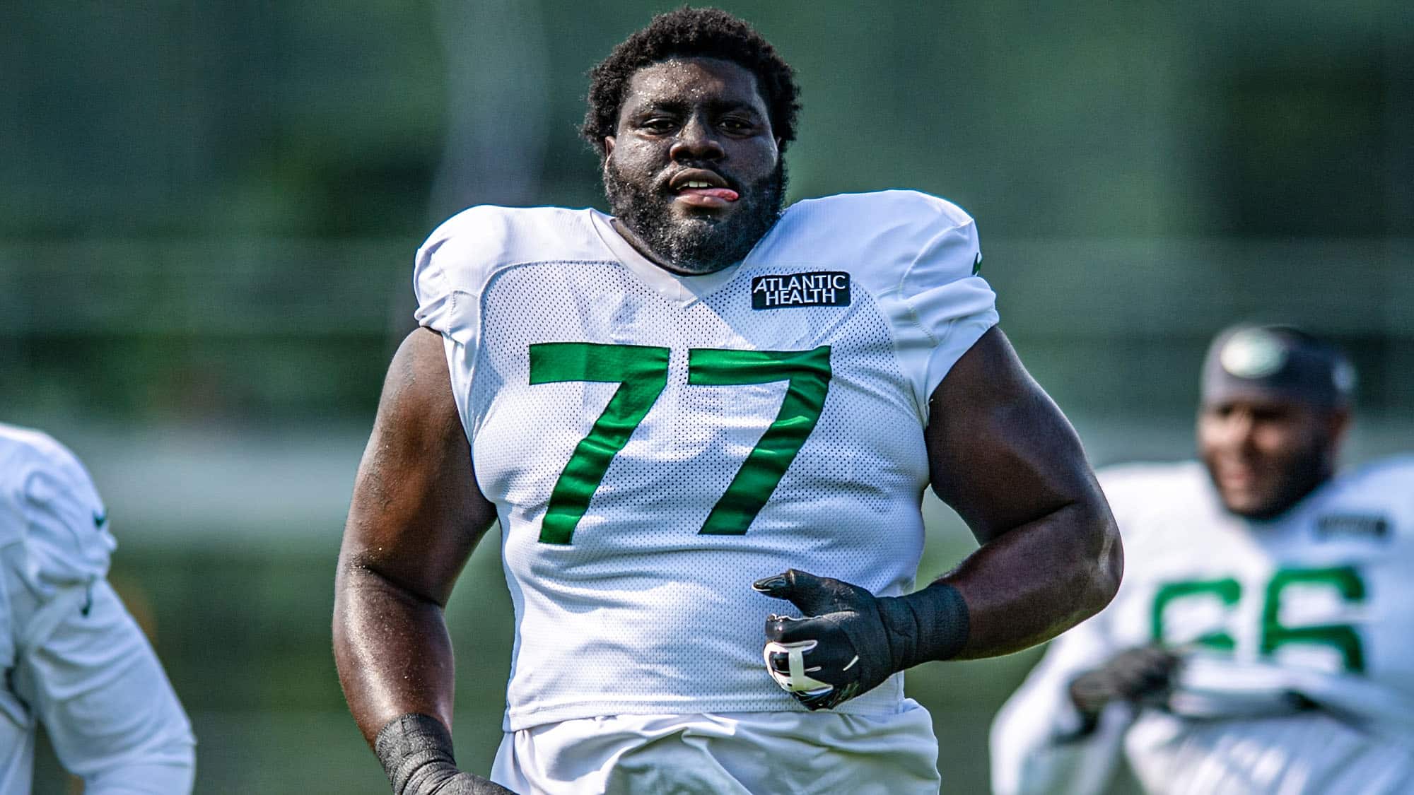 NY Jets left tackle Mekhi Becton has a 2021 schedule that favors his skill set.