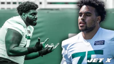 Mekhi Becton, Alijah Vera-Tucker, NY Jets