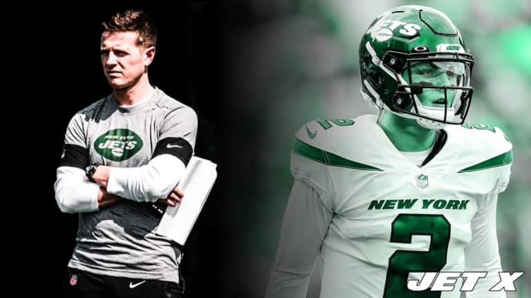 Mike LaFleur, Zach Wilson, NY Jets