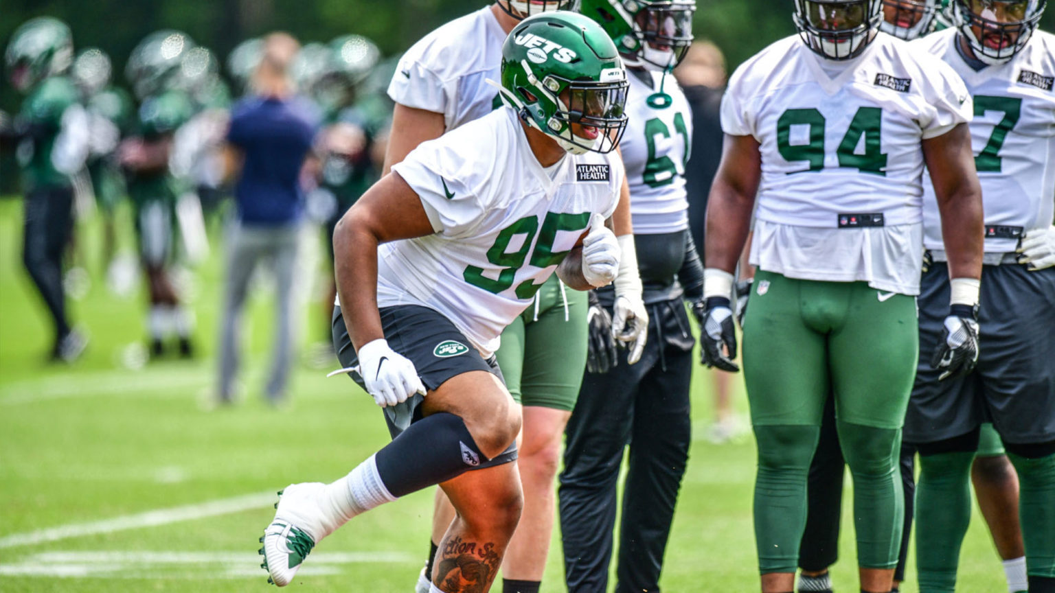 Quinnen Williams makes his full return to NY Jets practice (Video)