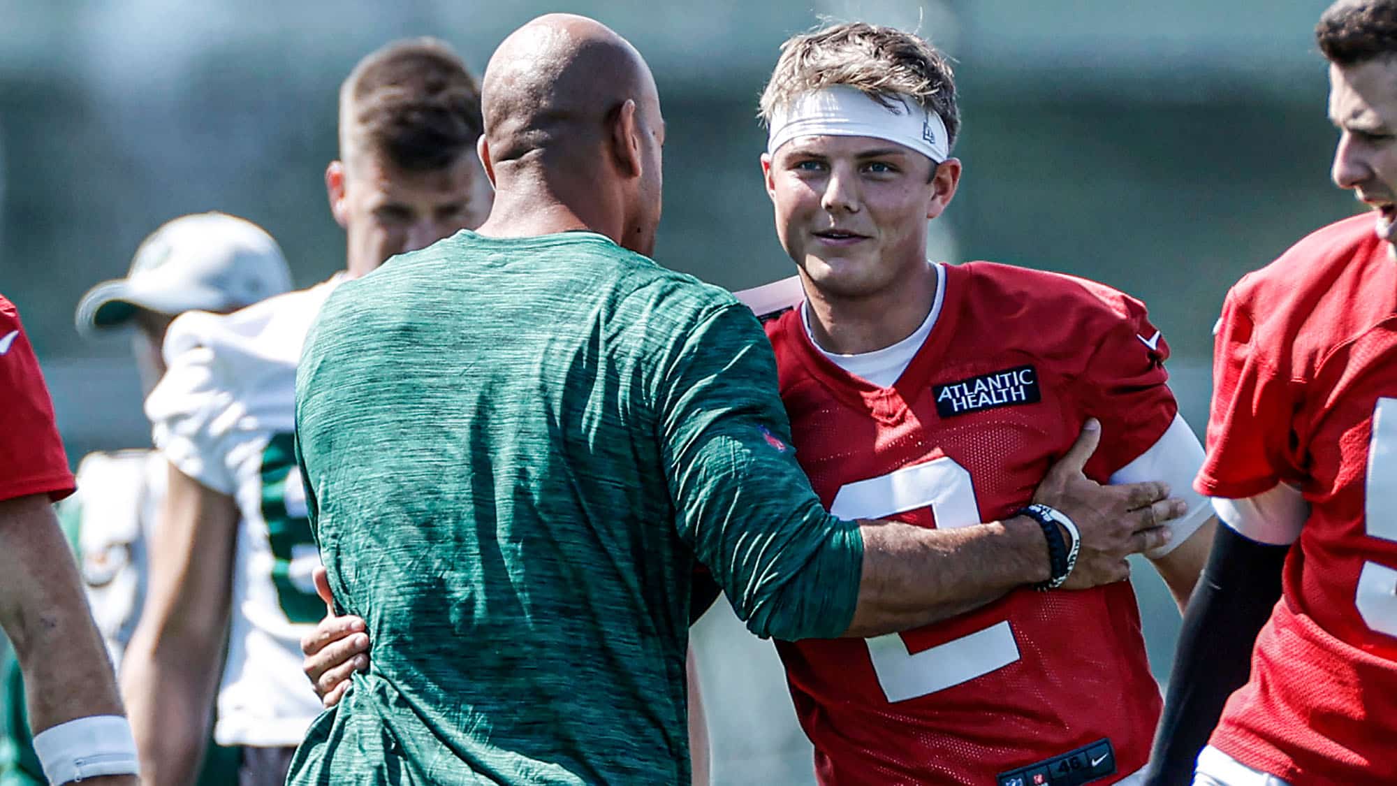 Robert Saleh and Zach Wilson highlight takeaways from NY Jets training camp practice.
