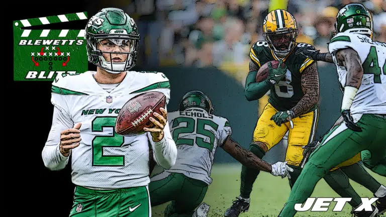 Zach Wilson, Brandin Echols, Jamien Sherwood, NY Jets, Green Bay Packers