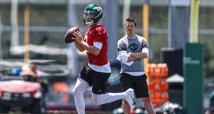 Zach Wilson enjoyed a good Wednesday practice in Mike LaFleur's offense at NY Jets training camp.