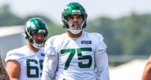Alijah Vera-Tucker, PFF Grade, Stats, NY Jets, Panthers