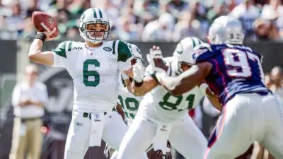 Mark Sanchez, Patriots, 2009 NY Jets