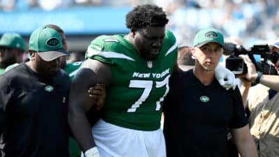 Mekhi Becton injury, Carolina Panthers