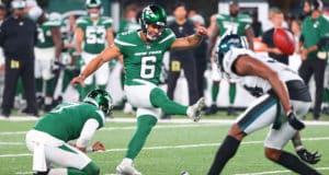 NY Jets punter Braden Mann is a sneaky good holder