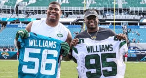 Quinnen Williams, Quincy Williams, NY Jets, Jacksonville Jaguars