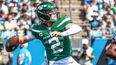 Zach Wilson, NY Jets, Carolina Panthers, Stats