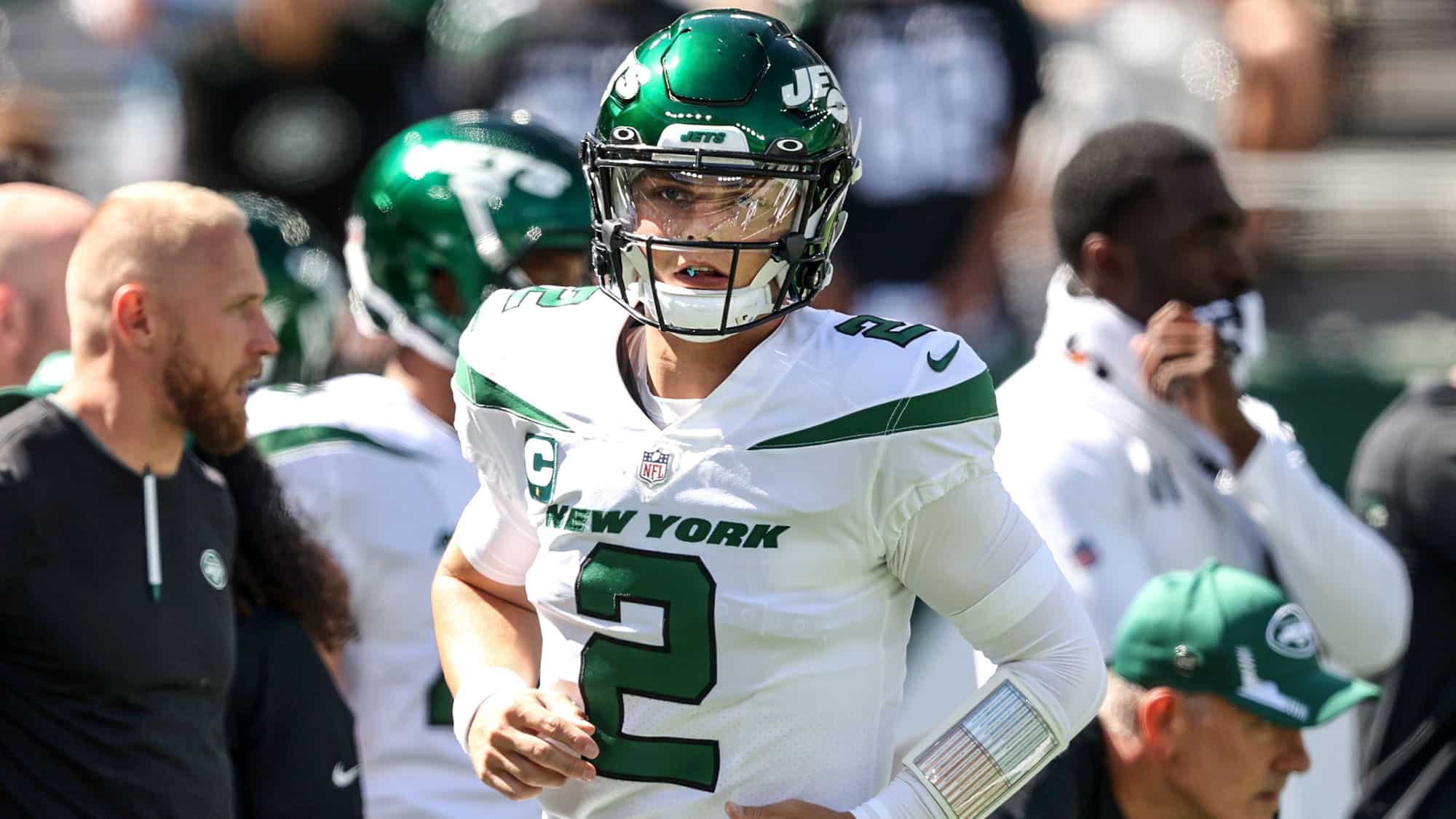 Report: Jets QB Zach Wilson Dealing With Injury Suffered During Week 1