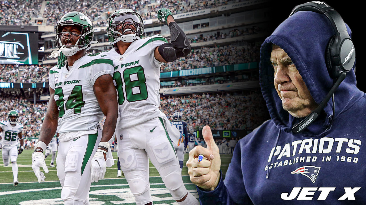 Bill Belichick Raves About NY Jets' WRs Ahead Of Week 7 Contest