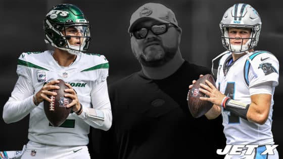 Zach Wilson, Sam Darnold, Joe Douglas