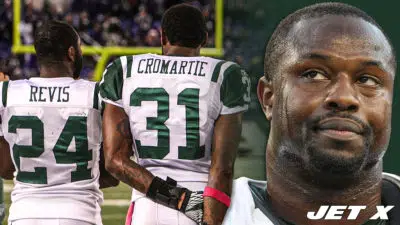 Bart Scott, Darrelle Revis, Antonio Cromartie