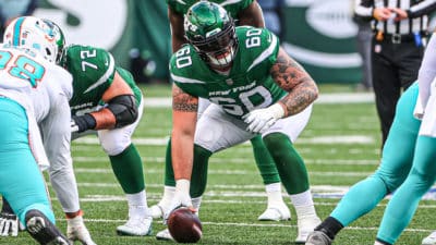 Connor McGovern, NY Jets, PFF Grade, Contract