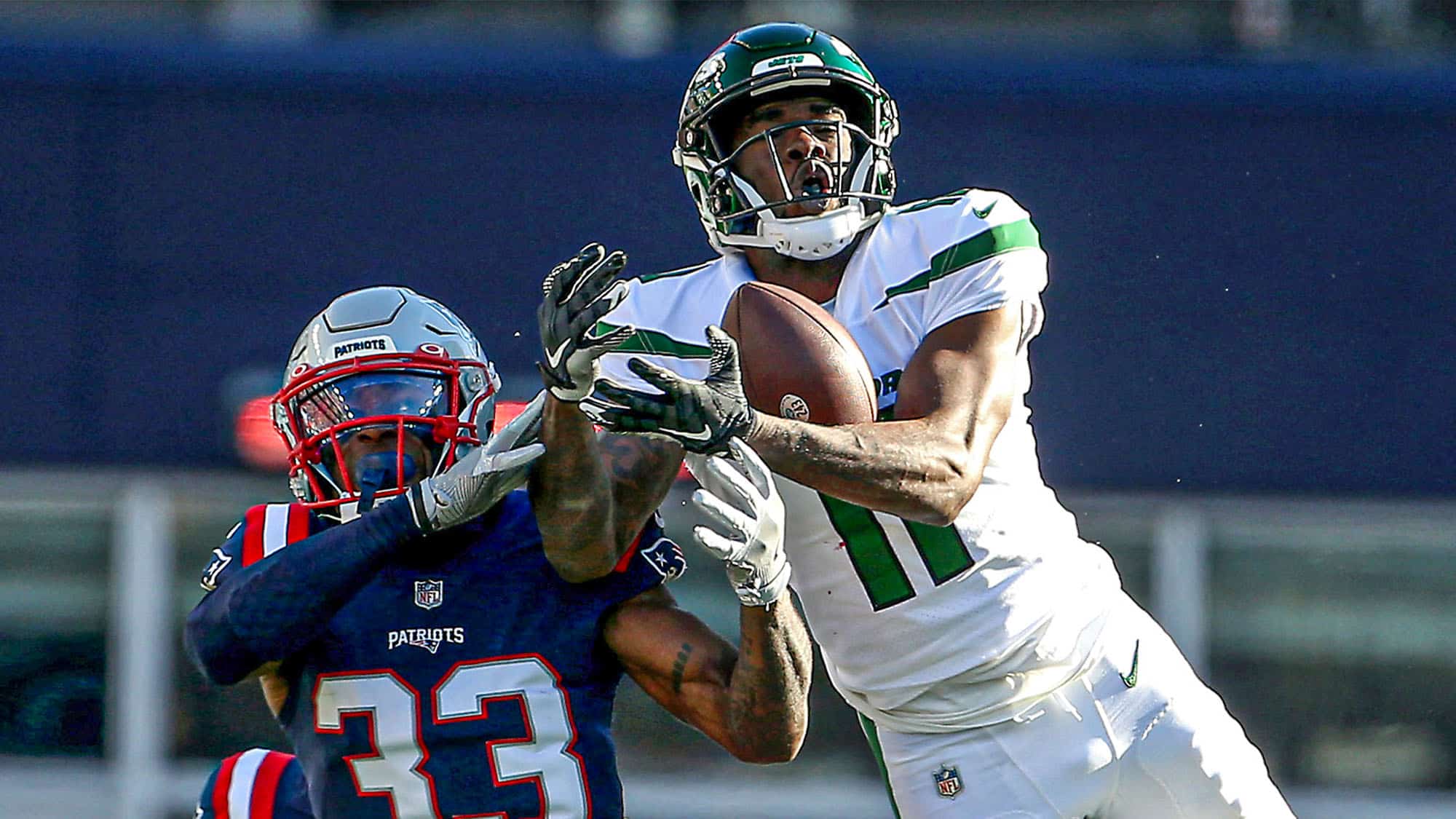 New York Jets: Denzel Mims working to overcome disastrous 2021 season