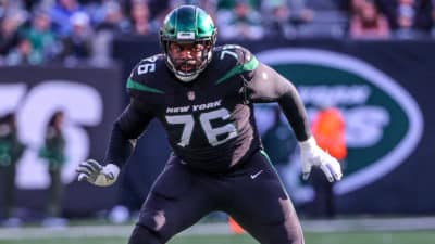 George Fant, PFF Grade, NY Jets, Contract, Injury, Return