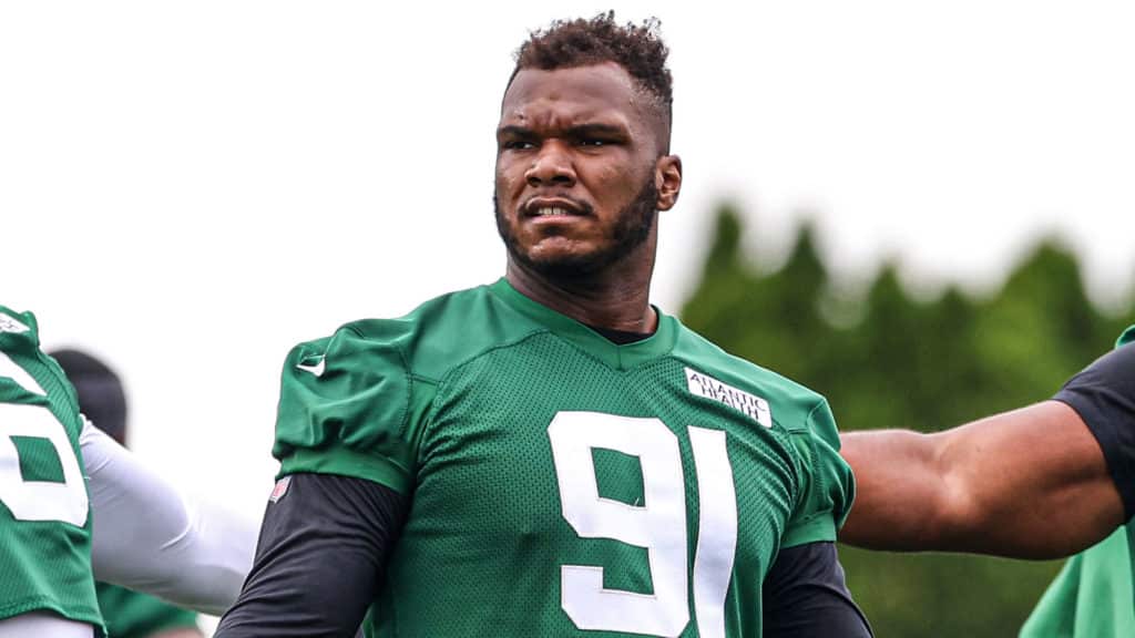 John Franklin-Myers, NY Jets, Madden Rating, INT, Texans, Highlights